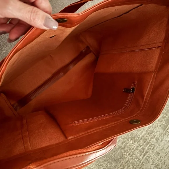 NWOT Grace’s Bags Women's Tote - Smooth Toffee - Picture 5 of 12